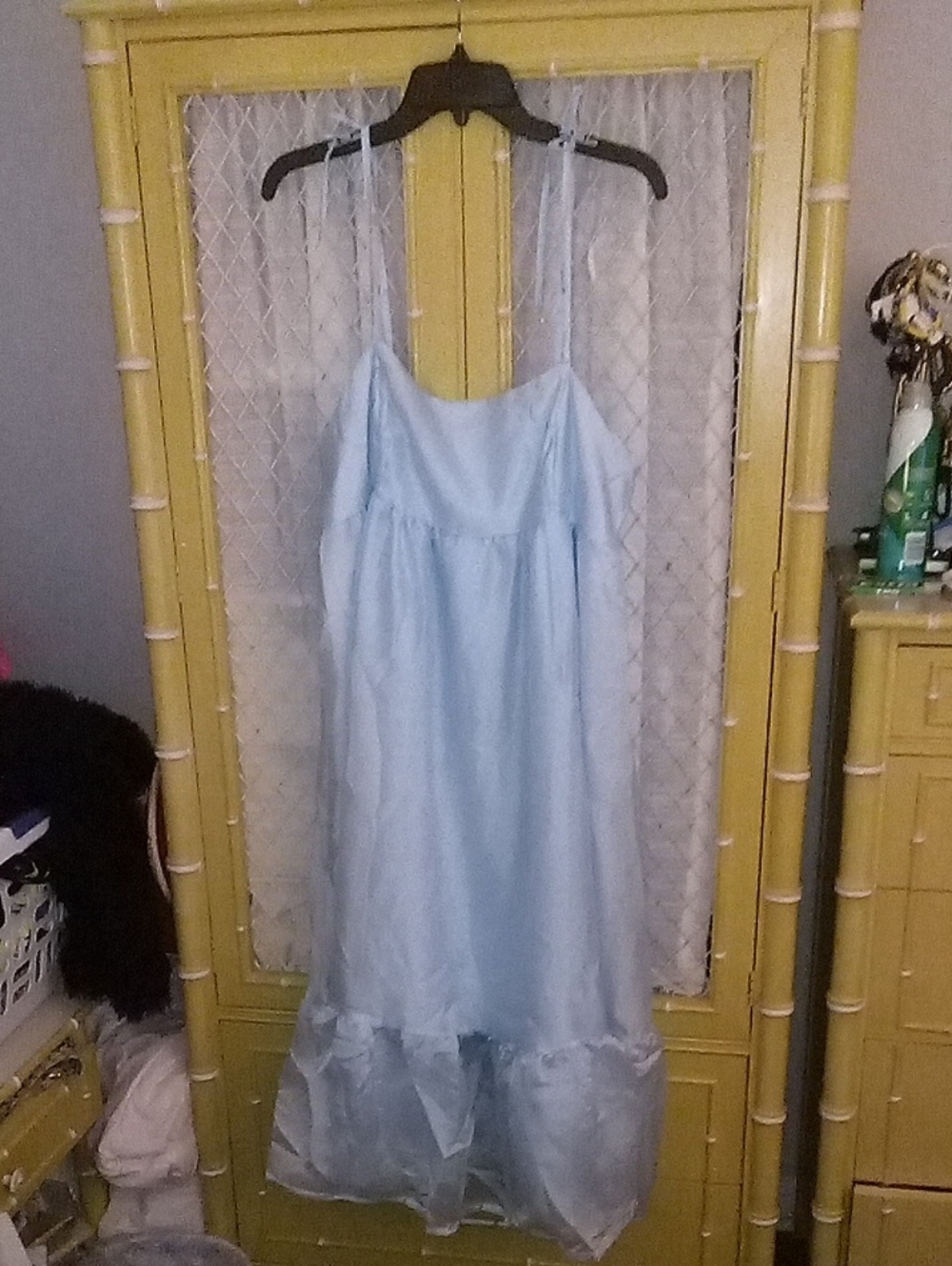 wild fable Light Blue Midi Slip Dress